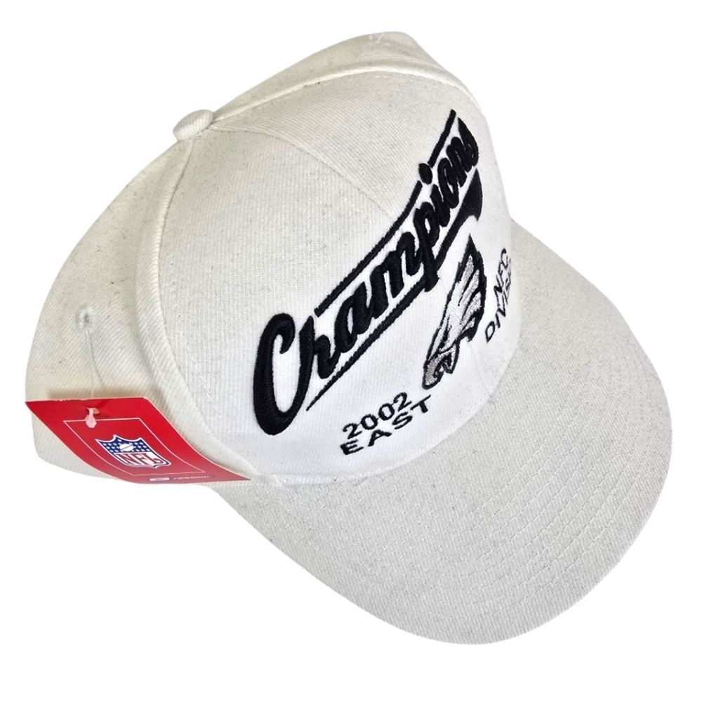 VTG Deadstock Reebok Philadelphia Eagles 2002 NFC Champs Adjustable Hat OS